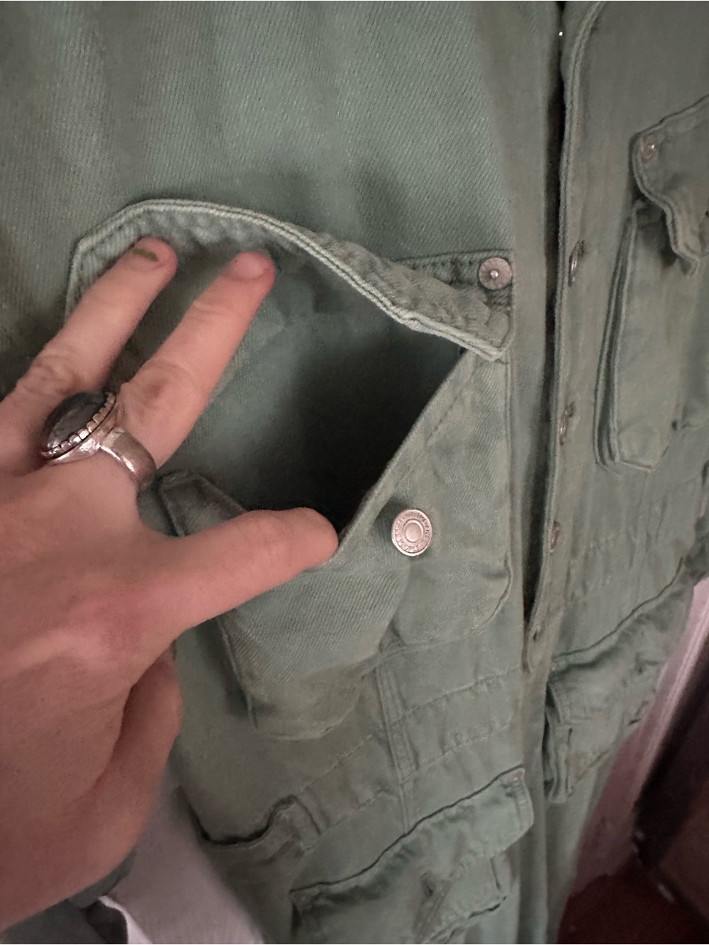 We The Free Green Utility Jumpsuit - Picture 6 of 10